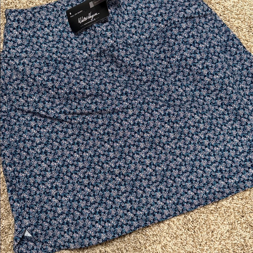 Small Walter Hagen Navy Patterned Skort
